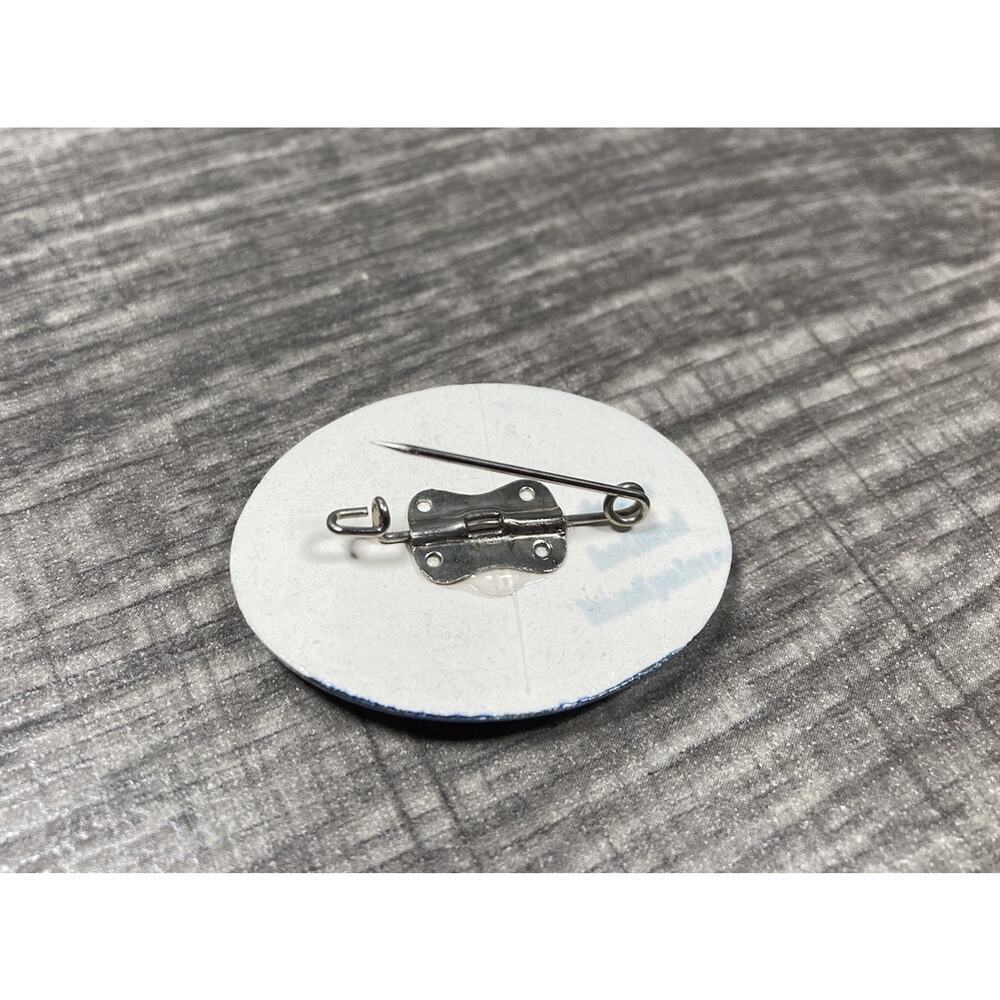 Delft Holland Handmade Blue White Windmill Porcelain Oval Brooch Lapel Pin - Picture 6 of 7